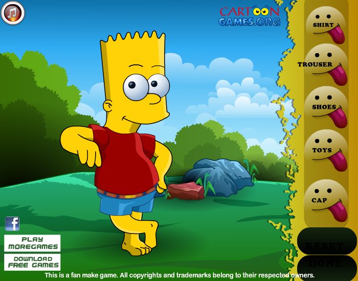 Bart Simpson Dress Up