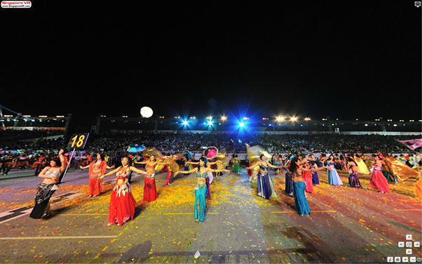 Chingay 2011 - Bellydancers Virtual Reality Image