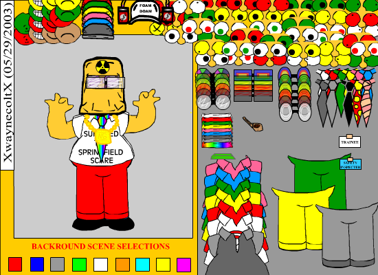 Dress-UP #3 (Homer Simpson)