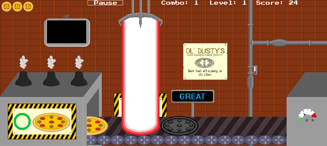 Ol' Dusty's Pizza Manufacturing Facility