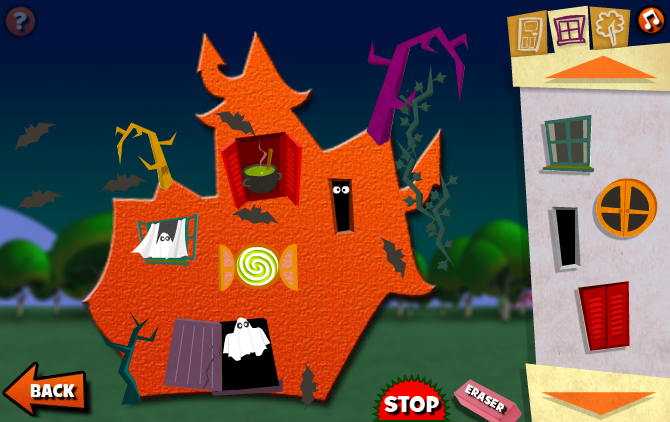 Mickey's Spooky Ooky House Builder