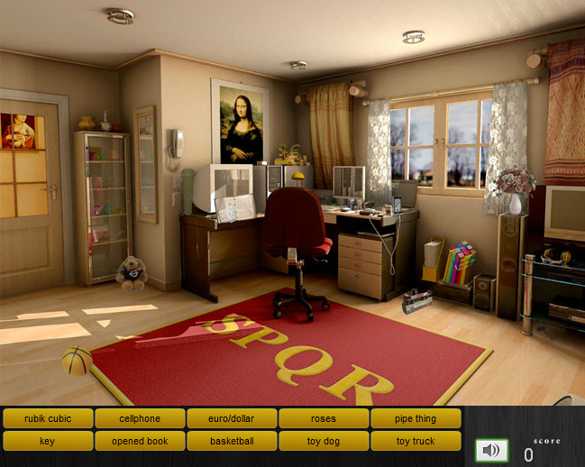 Hidden Objects Room