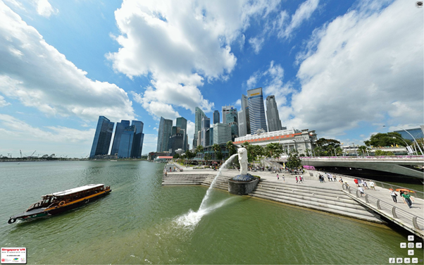 Merlion - 2012 "Floating Camera" View Virtual Reality Image