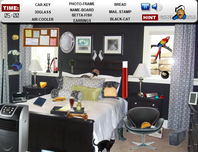 Hidden Objects: Black Room