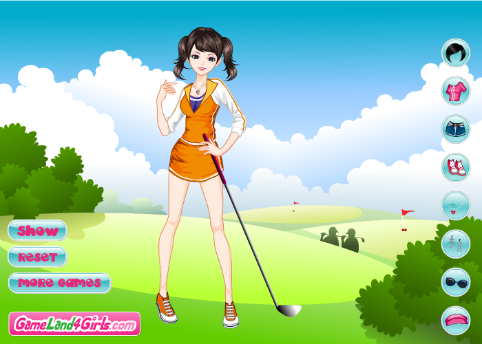 The Lively Golf Girl Dress Up