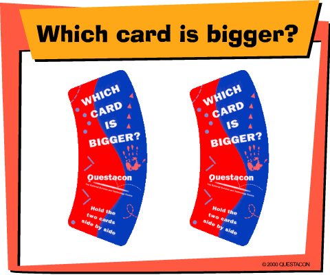 Which Card Is Bigger?