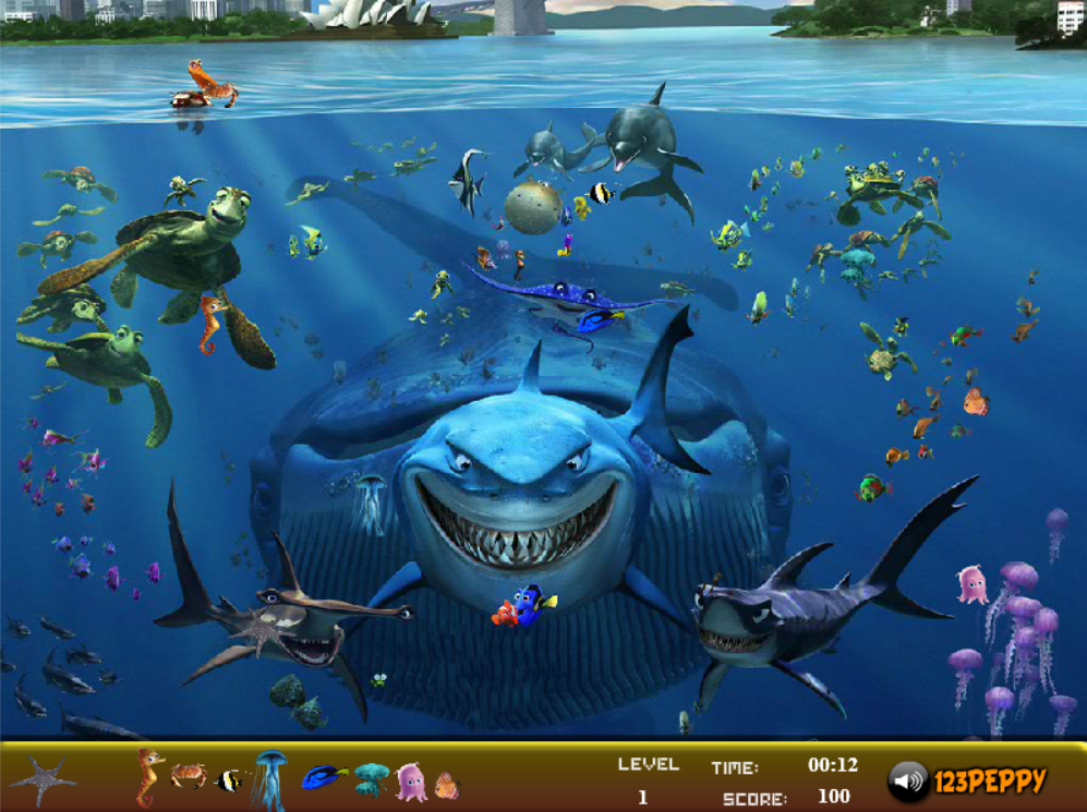 Finding Nemo Hidden Objects