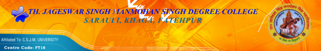 Th.Jageswar Singh Manmohan Singh Degree College Header