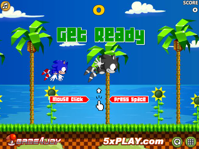 Flappy Sonic And Tails