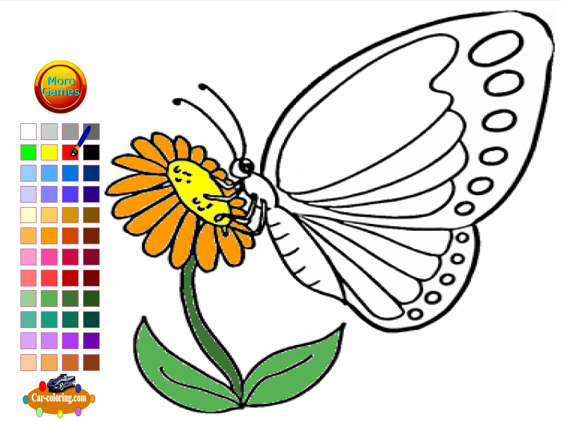 Little Butterfly Coloring