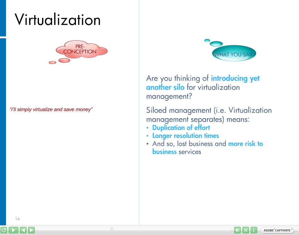 The First "5 minutes" with the VP Ops