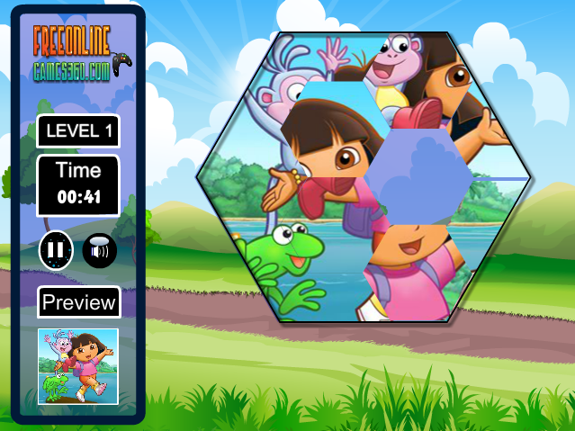 Dora Fix the Puzzle