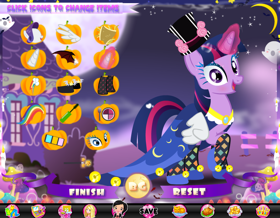 Halloween Pony Dressup