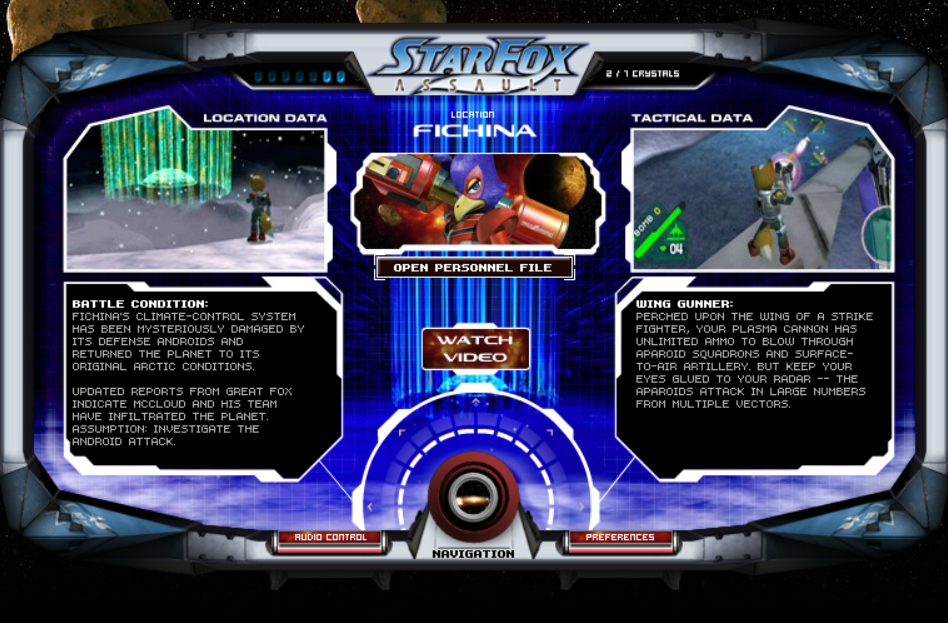 Star Fox: Assault Microsite