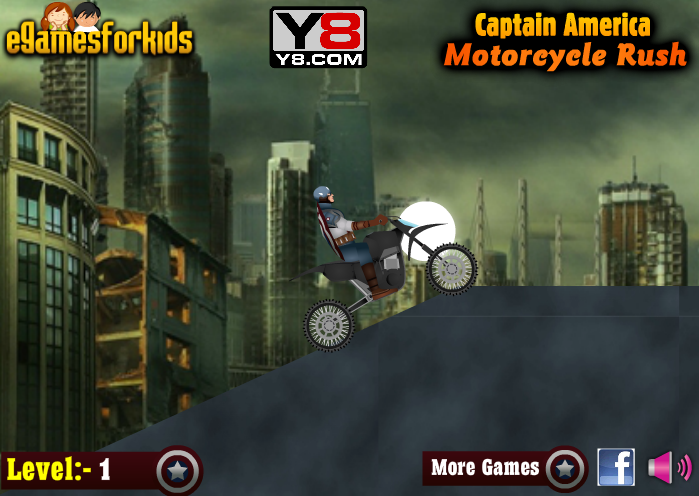 Captain America Motorcycle Rush