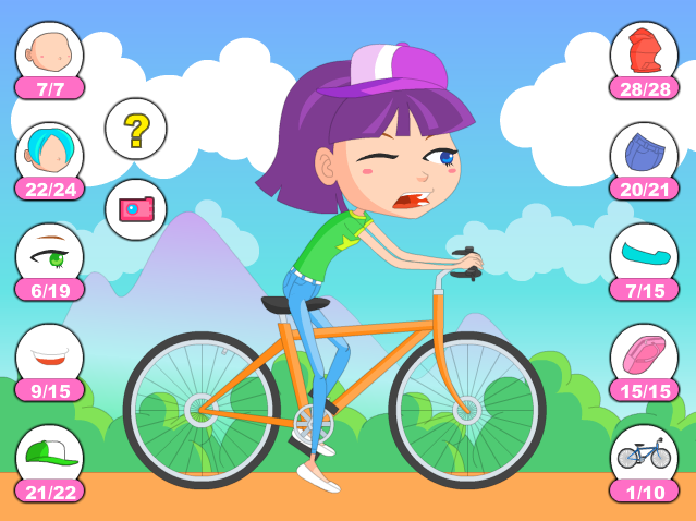 Cycling Girl