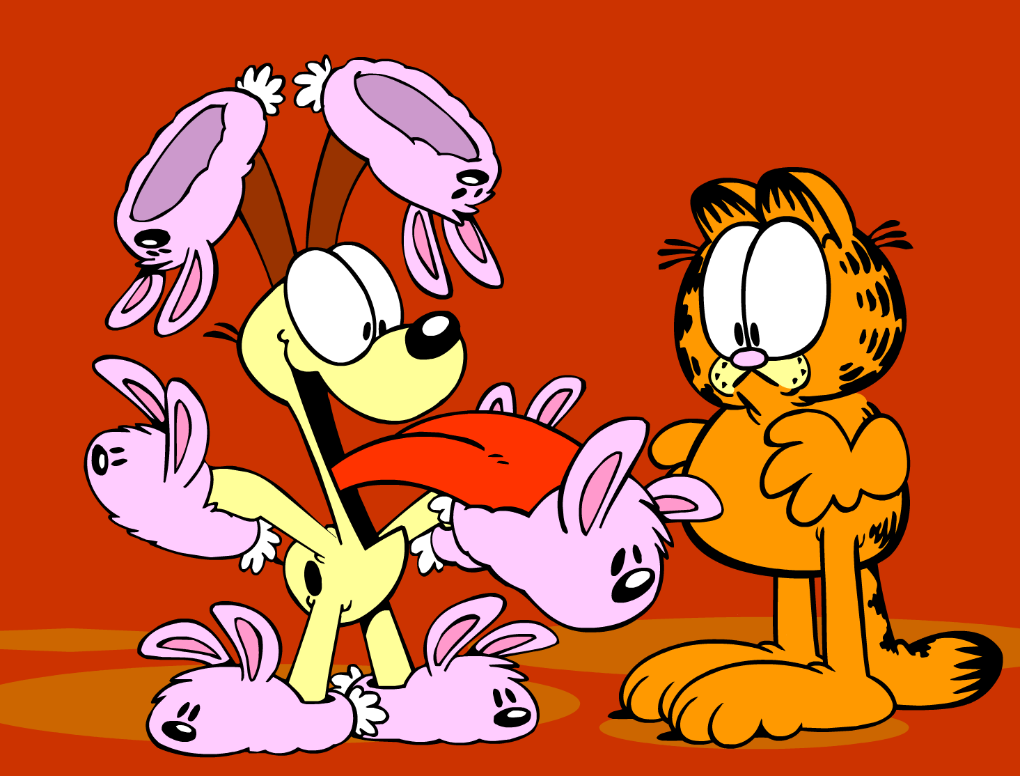 Garfield's Twelve Days of Christmas - day 7