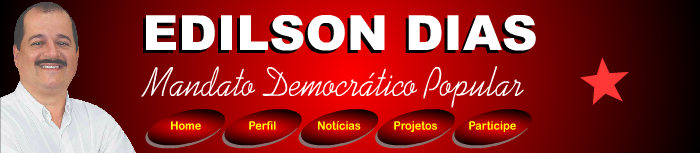 Vereador Edilson Dias Banner