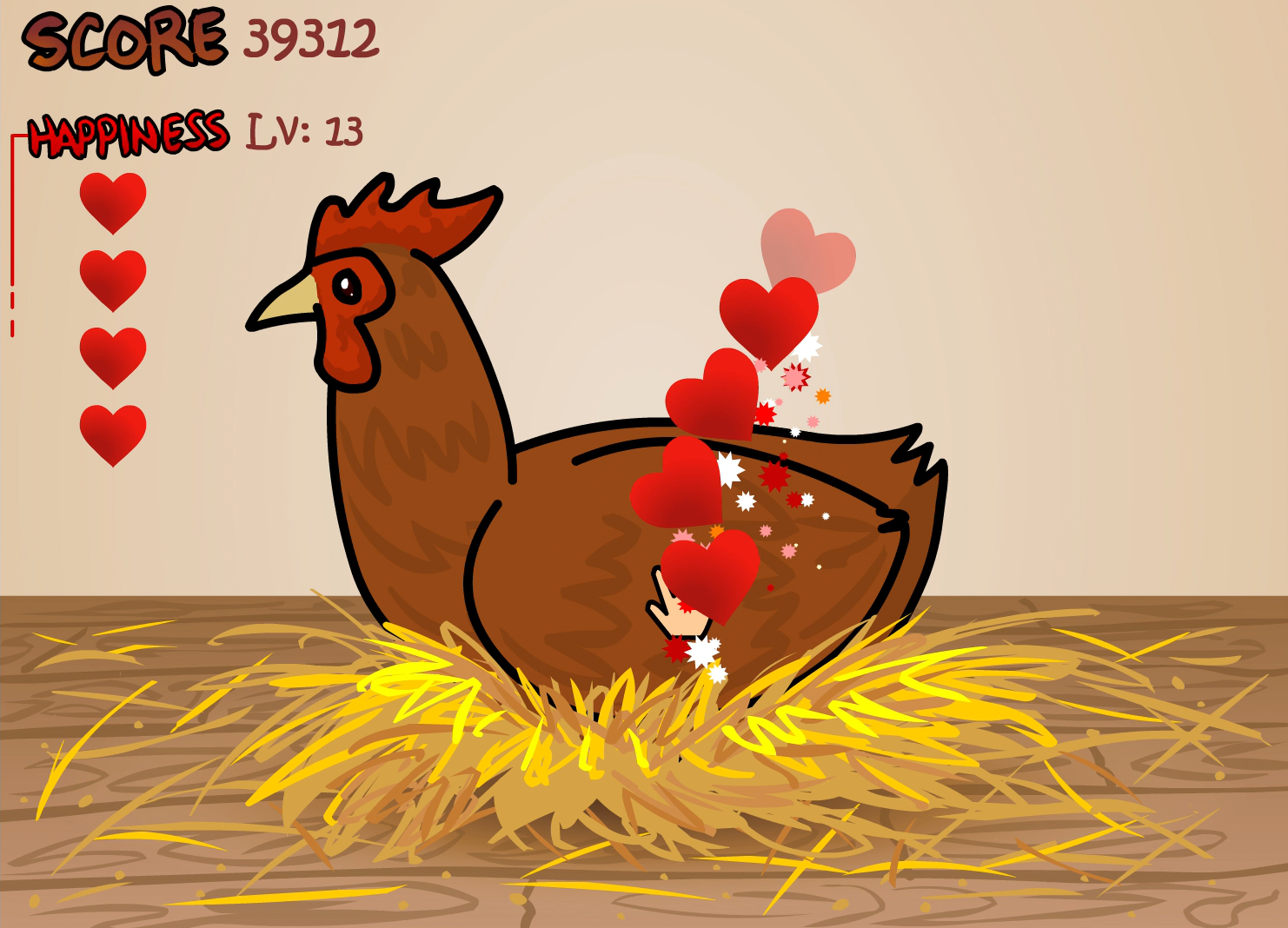 Virtual Stroke A Chicken