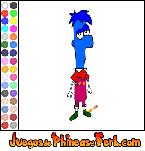 Coloring Ferb