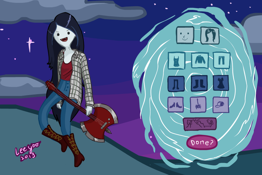 Marceline Dress Up Adventure Time