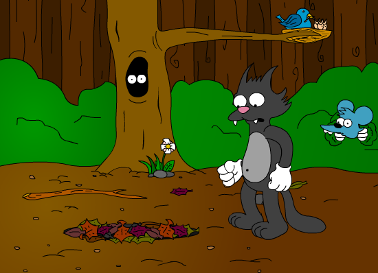 Itchy & Scratchy in Sherblood Forest