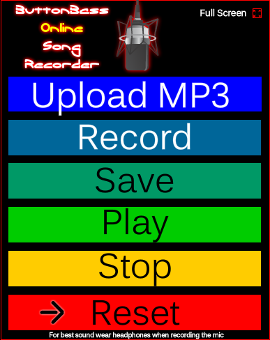 ButtonBass Online Song Recorder