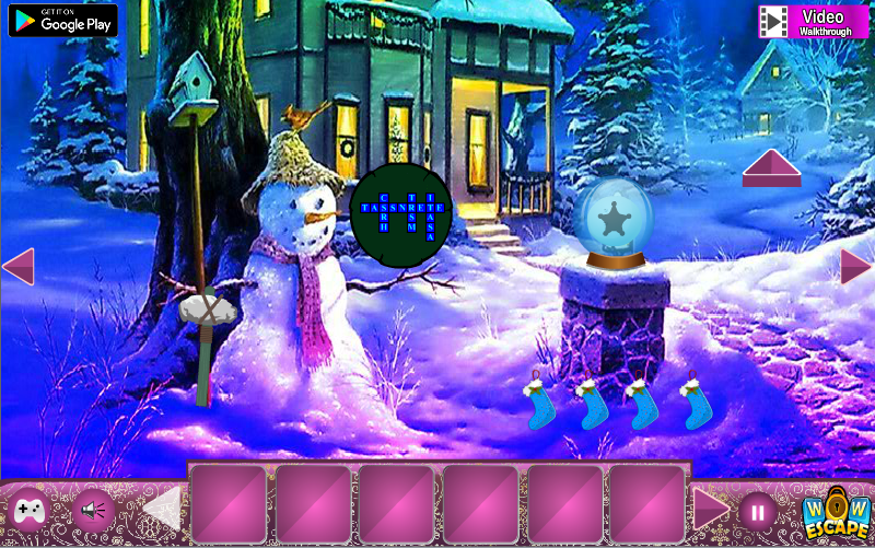 Fantasy Snowman World Escape