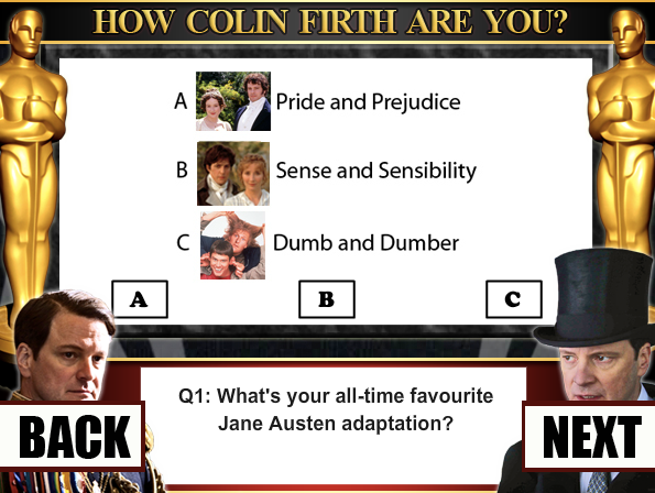 How Colin Firth are You?