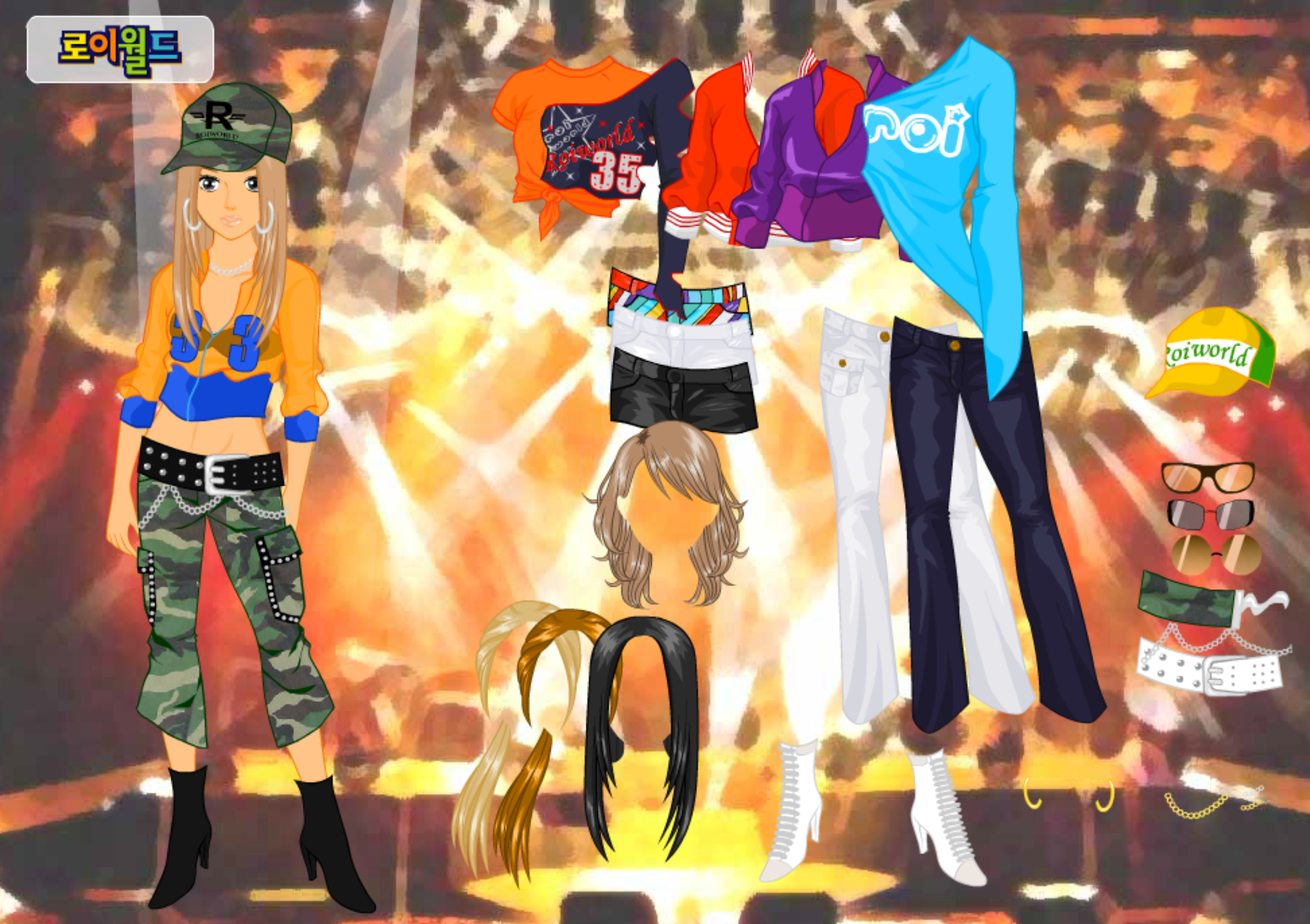 Roiworld Hip-Hop Girl Dressup