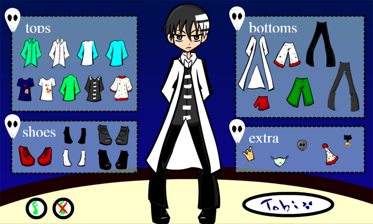 .+DeathTheKid Dress Up Game+.
