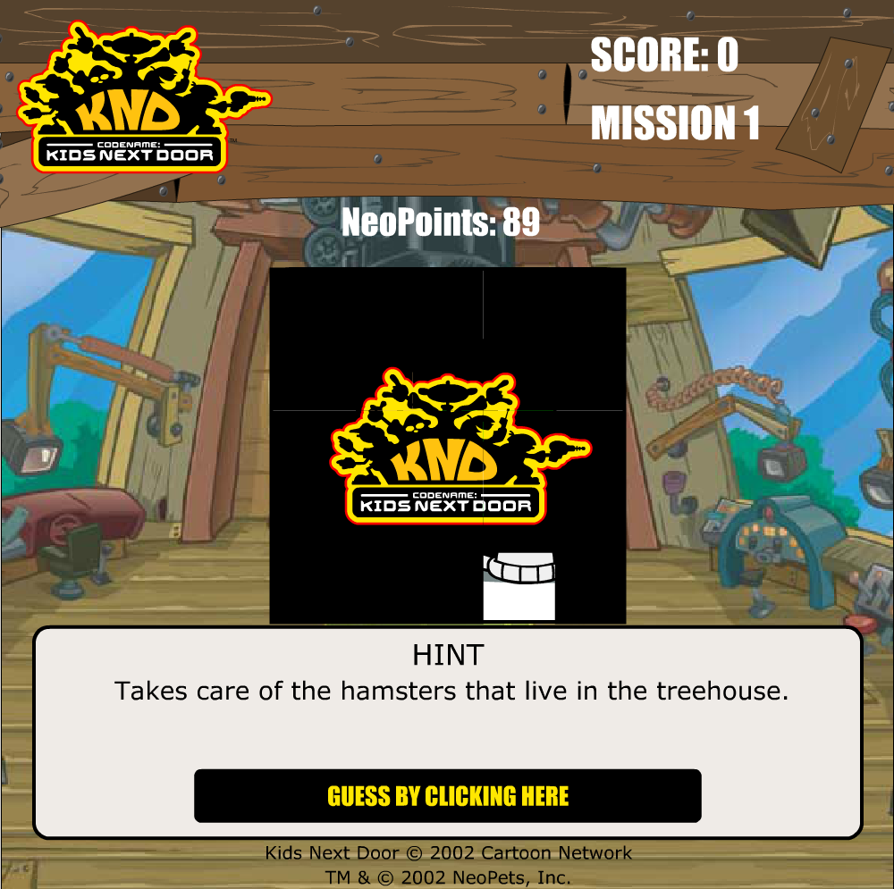 Codename Kids Next Door Quiz