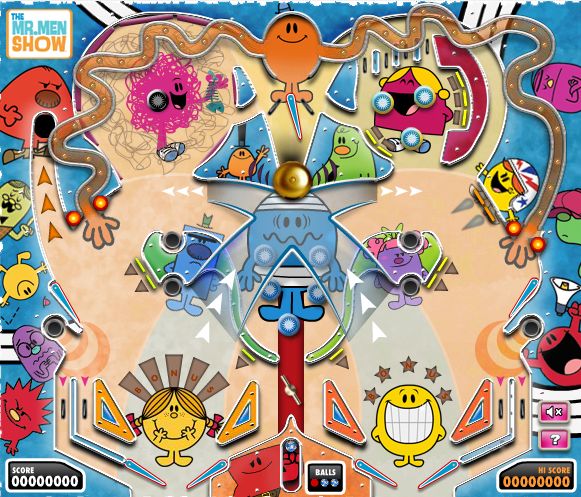 Mr. Men and Little Miss: Mr. Bump Pinball