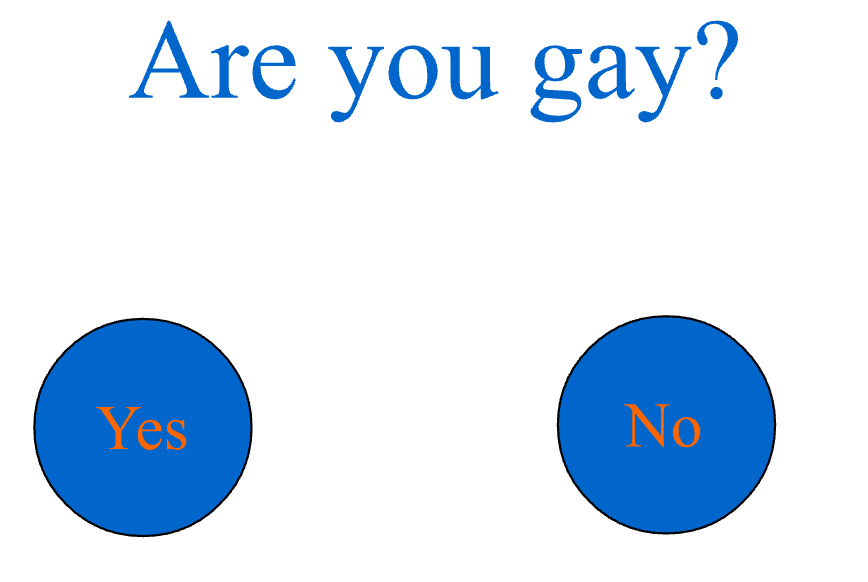 Are you gay?