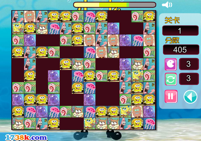 海绵宝宝 连连看