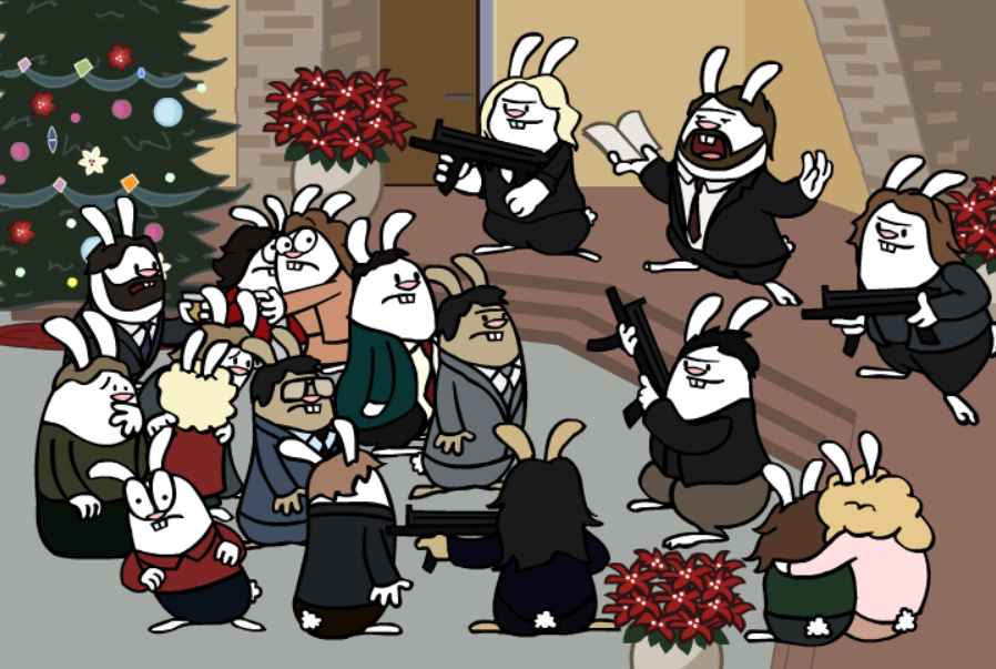 Die Hard In 30 Seconds (And Re-Enacted By Bunnies)