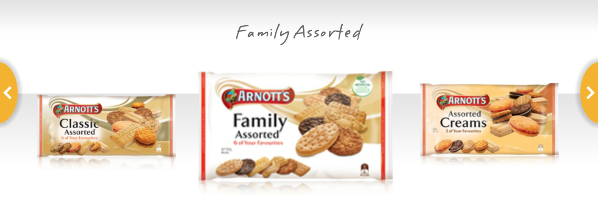 Arnott's Products: Assortments