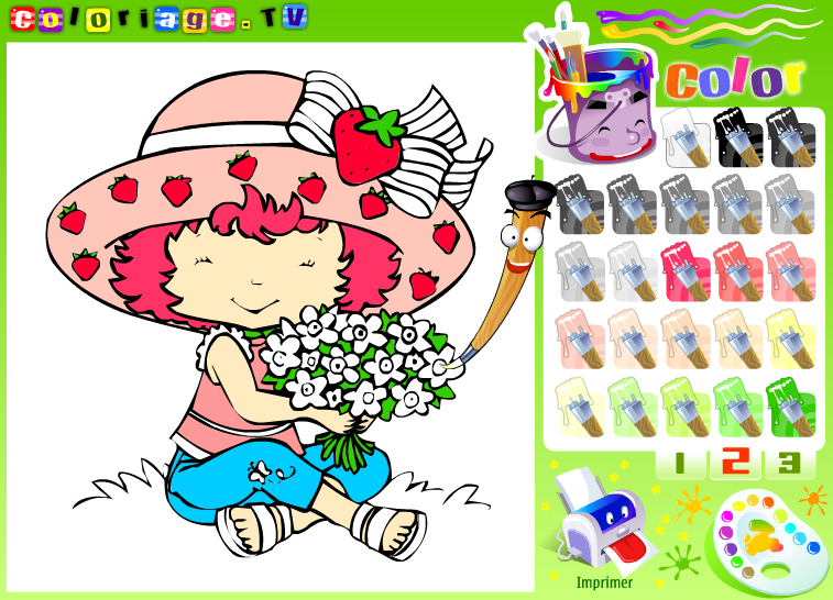 Strawberry Shortcake Coloriage