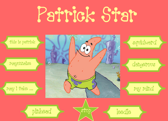 Patrick Star Soundboard