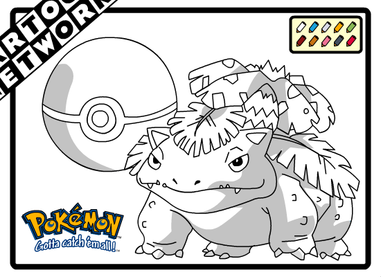 Cartoon Network Coloring: Venusaur