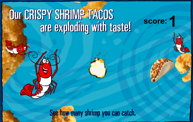 Del Taco Crispy Shrimp Game