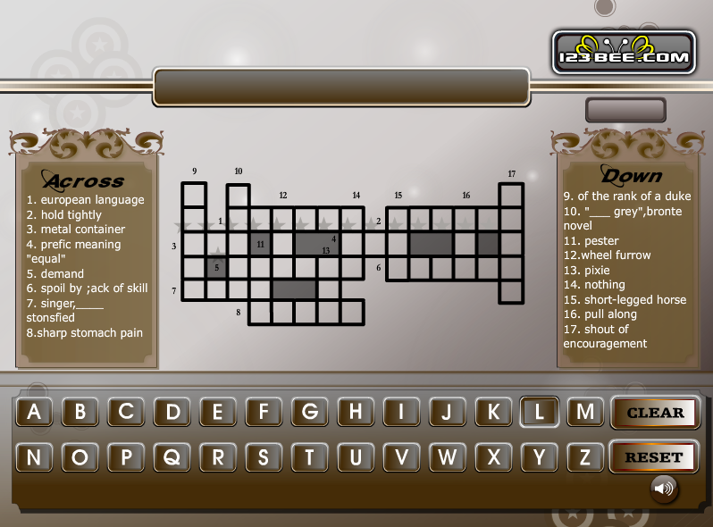 Crossword Game Play - 55