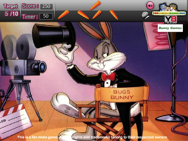 Bugs Bunny Hidden Objects