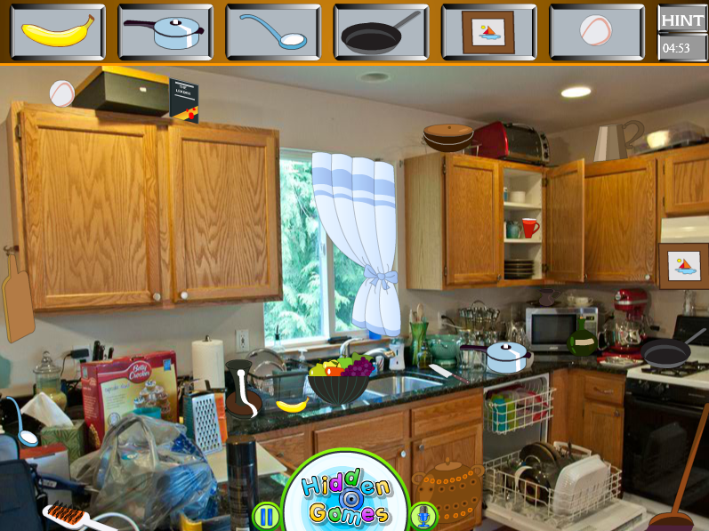 Messy Kitchen - Hidden Objects