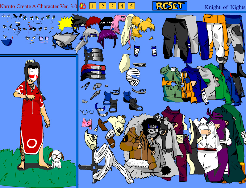 Naruto Create A Character Ver. 3.0