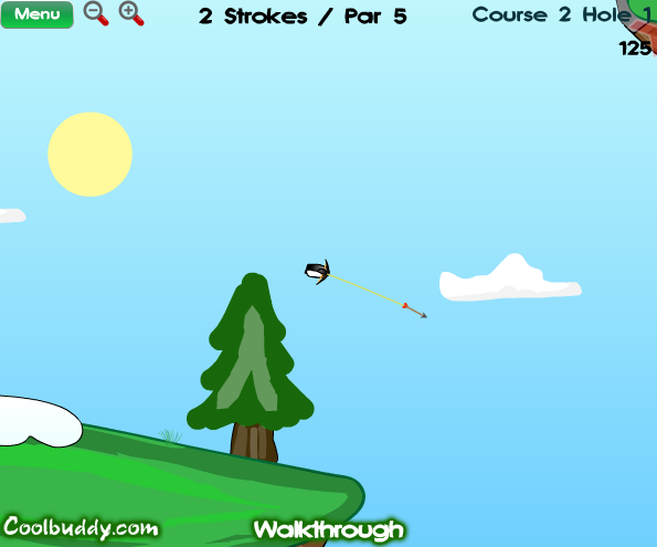 Penguin with Bow Golf