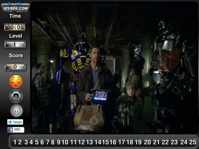 Real Steel - Find the Numbers