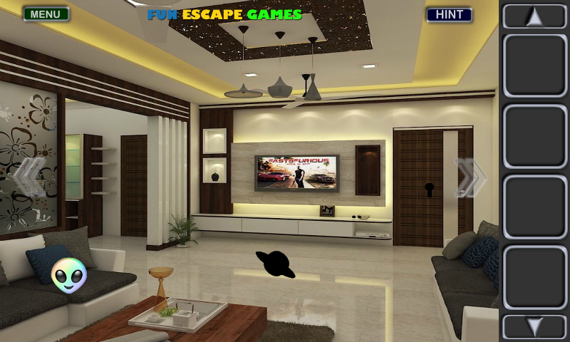 Black and White Apartment Escape